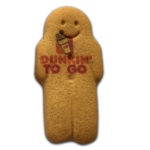 Promotional "Printed On" Gingerbread Man Biscuits