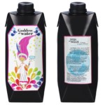 Promotional Water - Tetra Water Carton - Double Sided Black Base