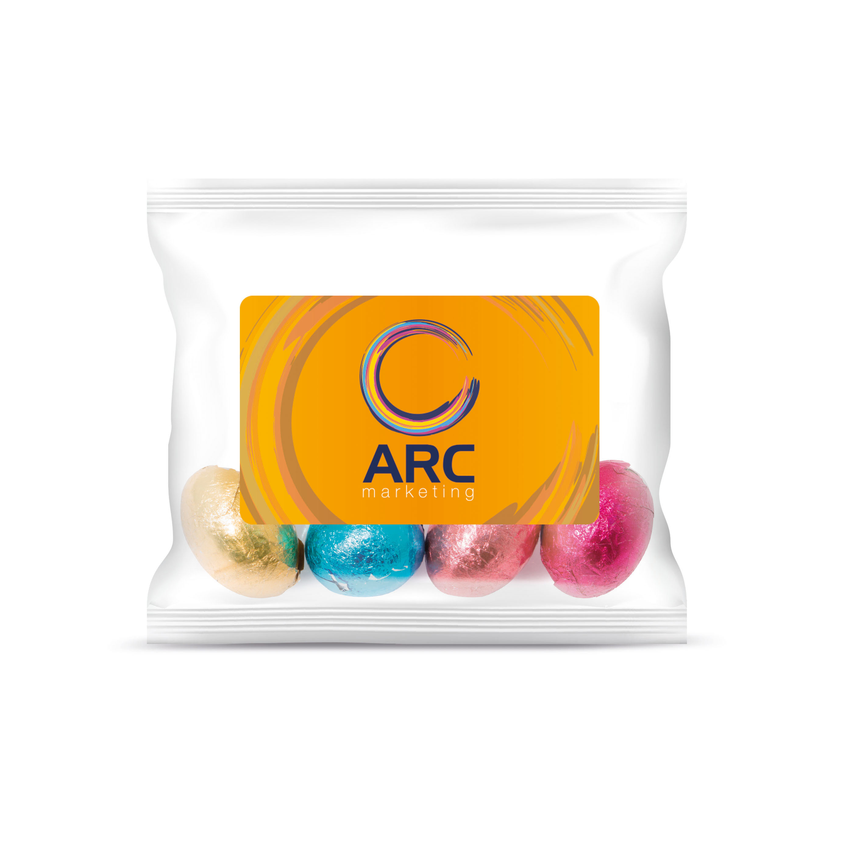 Promotional Easter Eggs - Foil Wrapped Flow bag ... Promotional Easter Eggs - Foil Wrapped Flow bag ...