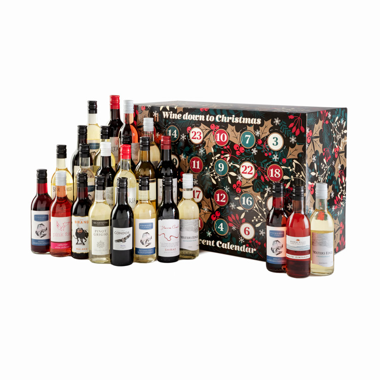 Wine Promotional Advent Calendar containing 24 bottles Just a Drop